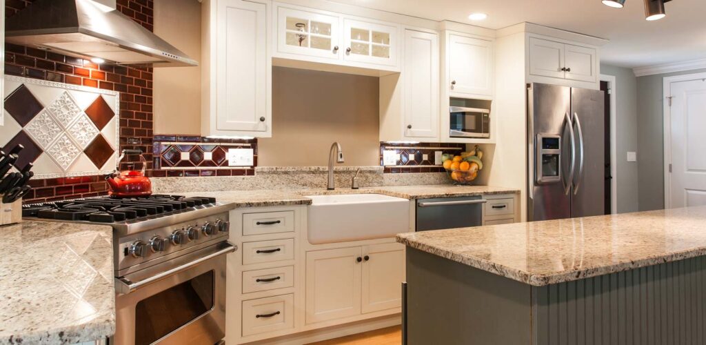 Inviting open concept kitchen - elegant and full of charm